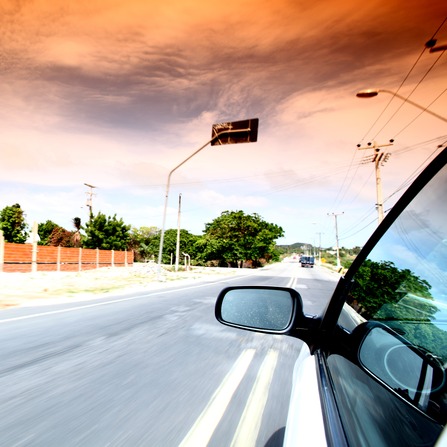 speedy day drive on car